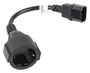 Lanberg CA-C14E-10CC-0018-BK Cable de alimentación Schuko a C14 Negro