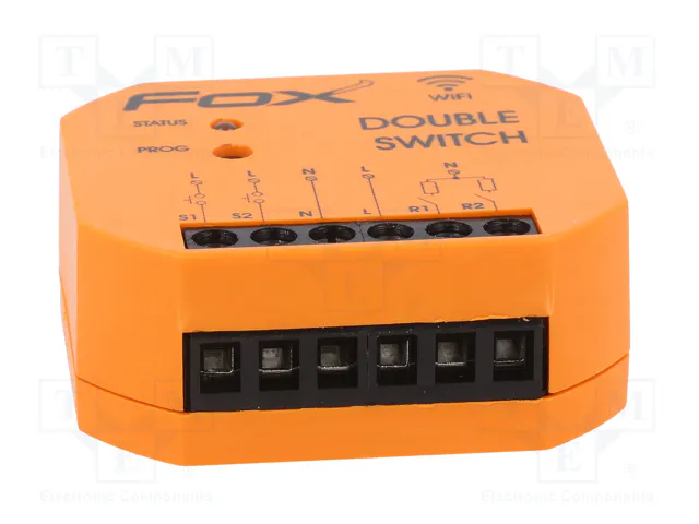 F&F FOX Interruptor de Red WIFI de 2 Canales F&F FOX Interruptor de Red WIFI de 2 Canales