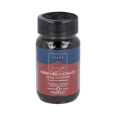 TERRANOVA Hierro Bisglicinato 20mg 50 Cápsulas TERRANOVA Hierro Bisglicinato 20mg 50 Cápsulas
