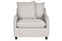 DKD Home Decor Sillón de Poliéster Desenfundable Beige