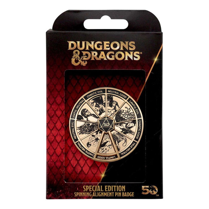 Dungeons & Dragons Chapa Alignment Spinner Coloured Limited Edition Dungeons & Dragons Chapa Alignment Spinner Coloured Limited Edition