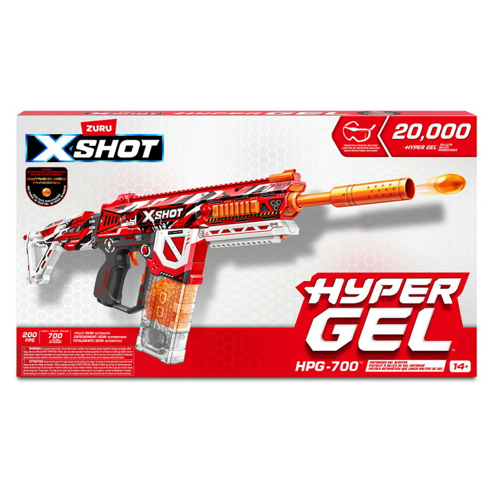 ZURU XSHOT Hyper Gel-Blaster HPG-700 Multicolor con 3500 bolas de gel