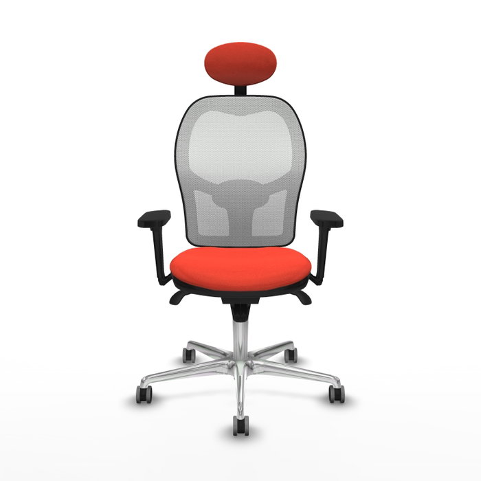 PIQUERAS Y CRESPO Silla de oficina Jorquera Naranja oscuro y Blanco PIQUERAS Y CRESPO Silla de oficina Jorquera Naranja oscuro y Blanco
