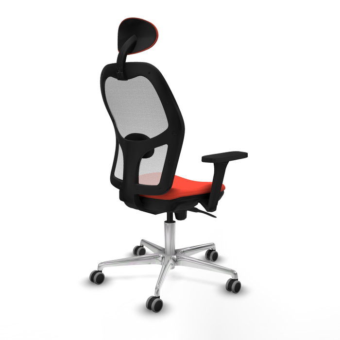 PIQUERAS Y CRESPO Silla de oficina Jorquera Naranja oscuro y Blanco PIQUERAS Y CRESPO Silla de oficina Jorquera Naranja oscuro y Blanco