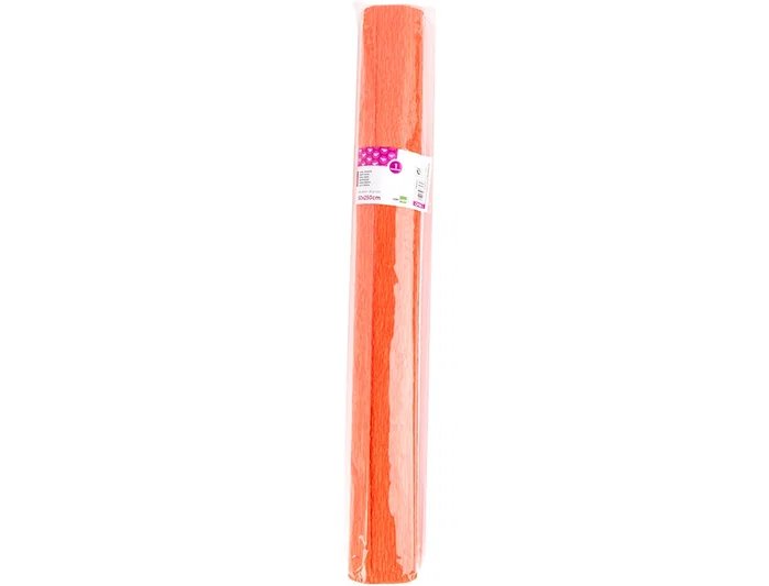 Liderpapel Papel crespón Naranja 50 cm x 2,5 m 85g/m2