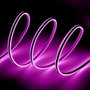 Neon Flex Tira LED Manguera Rosa 6W 220VAC 8x18mm Doble 120xSMD2835 x1M