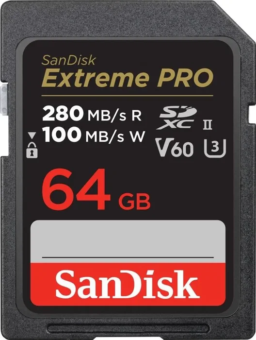 Sandisk Tarjeta de Memoria SDXC 64 GB UHS-II V60