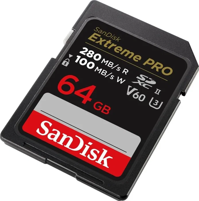 Sandisk Tarjeta de Memoria SDXC 64 GB UHS-II V60