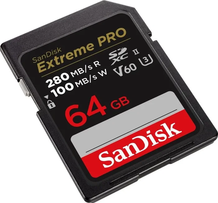 Sandisk Tarjeta de Memoria SDXC 64 GB UHS-II V60