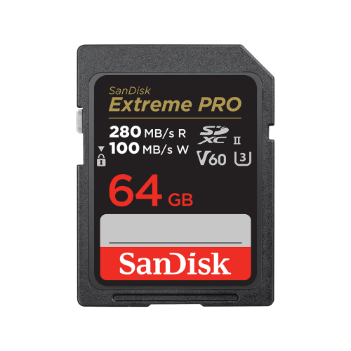 Sandisk Tarjeta de Memoria SDXC 64 GB UHS-II V60