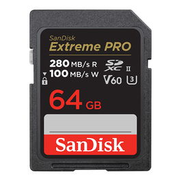 SanDisk SDSDXEP-064G-GN4IN Tarjeta de Memoria SDXC 64GB Clase V60 UHS-II