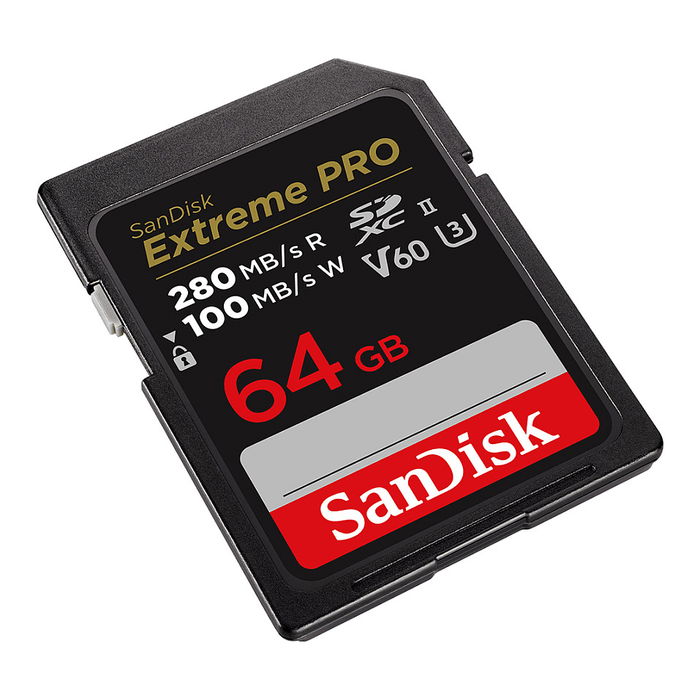 SanDisk SDSDXEP-064G-GN4IN Tarjeta de Memoria SDXC 64GB Clase V60 UHS-II
