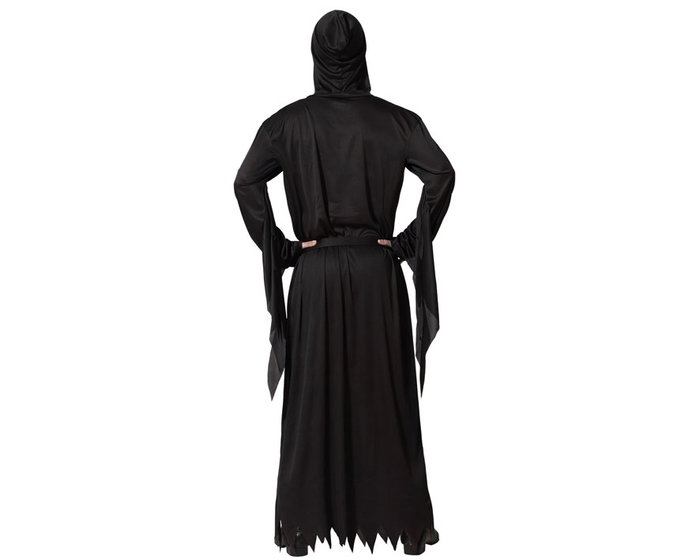 Atosa Disfraz Zombie Encapuchado Hombre Negro Adulto XL
