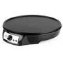 Orbegozo CM 2360 Crepera Eléctrica 1000W Superficie Antiadherente Ø30cm Negro con Espátula de Madera y Esparcidor de Masa Incluidos
