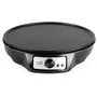 Orbegozo CM 2360 Crepera Eléctrica 1000W Superficie Antiadherente Ø30cm Negro con Espátula de Madera y Esparcidor de Masa Incluidos