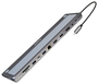 Ewent EW1150 Docking Station 12 en 1 USB-C con 4K@60Hz y PD 100W