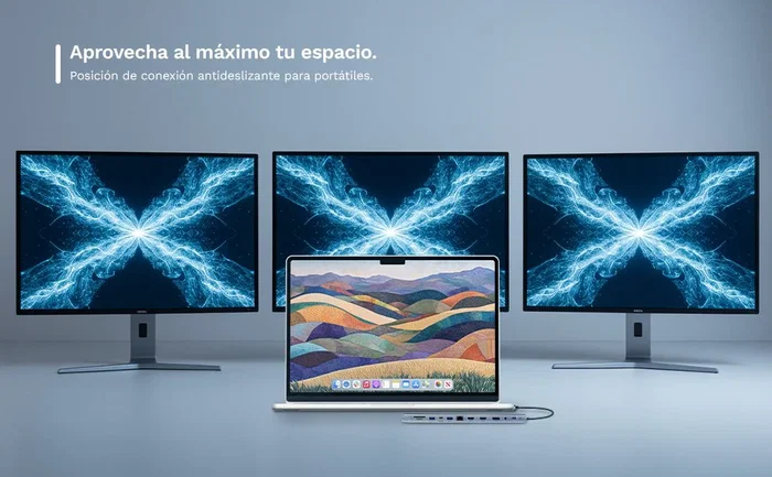 Ewent EW1150 Docking Station 12 en 1 USB-C con 4K@60Hz y PD 100W Ewent EW1150 Docking Station 12 en 1 USB-C con 4K@60Hz y PD 100W