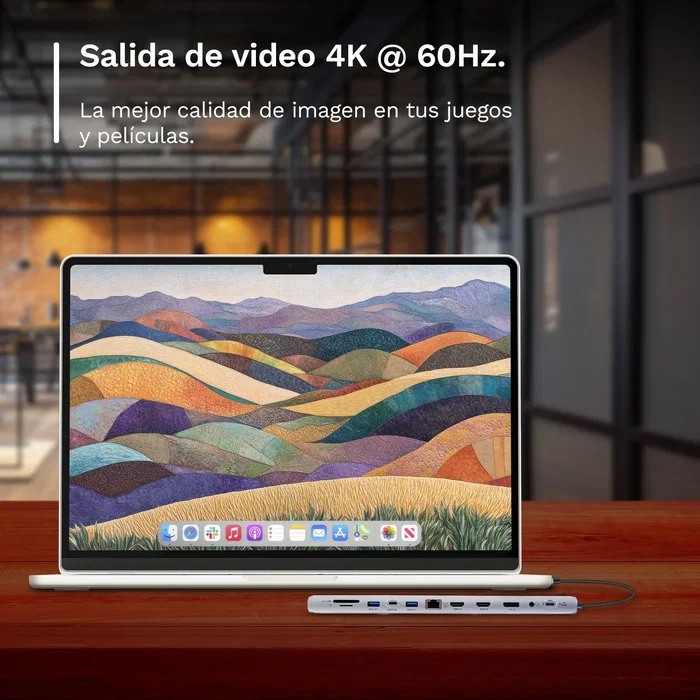 Ewent EW1150 Docking Station 12 en 1 USB-C con 4K@60Hz y PD 100W Ewent EW1150 Docking Station 12 en 1 USB-C con 4K@60Hz y PD 100W