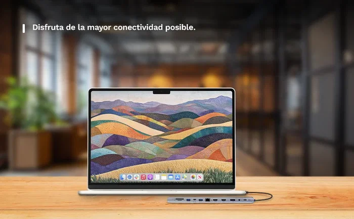 Ewent EW1150 Docking Station 12 en 1 USB-C con 4K@60Hz y PD 100W Ewent EW1150 Docking Station 12 en 1 USB-C con 4K@60Hz y PD 100W