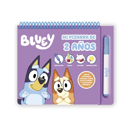 IMAGILAND Mi Pizarra de Actividades Bluey 2 Años IMAGILAND Mi Pizarra de Actividades Bluey 2 Años