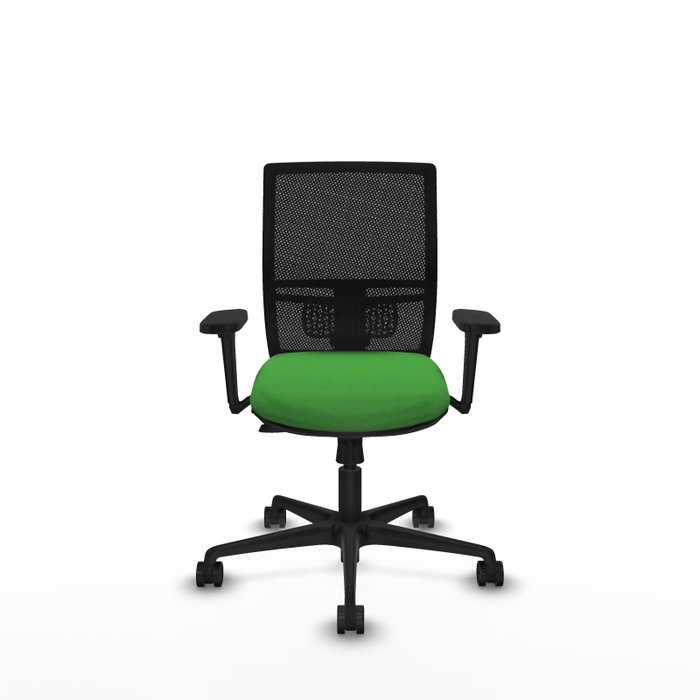 PIQUERAS Y CRESPO Silla de oficina Yunquera con mecanismo Sincro/Traslack, Verde y Negro PIQUERAS Y CRESPO Silla de oficina Yunquera con mecanismo Sincro/Traslack, Verde y Negro