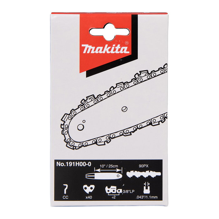 Makita 191H00-0 Cadena de sierra de 25 cm 1,1 mm 3/8 HM