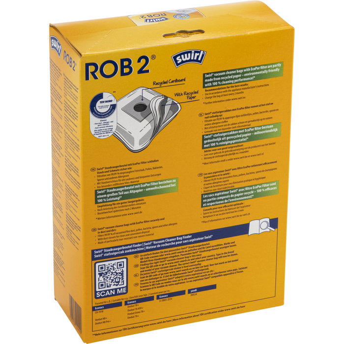 Swirl Swirl ROB 2 EcoPor para Ecovacs y Yeedi