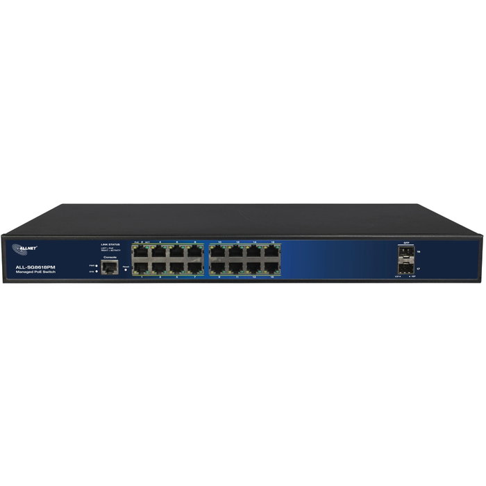 ALLNET ALL-SG8618PM POE M 16+2P Switch de red de PoE M