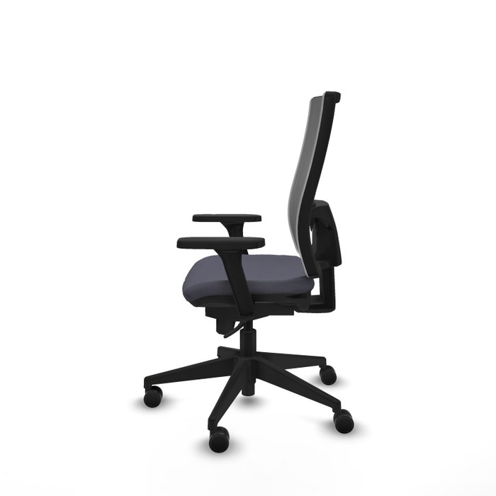 PIQUERAS Y CRESPO Silla de oficina Horna con mecanismo Sincro, Gris PIQUERAS Y CRESPO Silla de oficina Horna con mecanismo Sincro, Gris