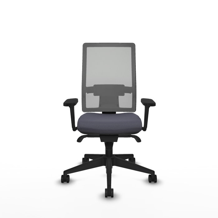 PIQUERAS Y CRESPO Silla de oficina Horna con mecanismo Sincro, Gris PIQUERAS Y CRESPO Silla de oficina Horna con mecanismo Sincro, Gris