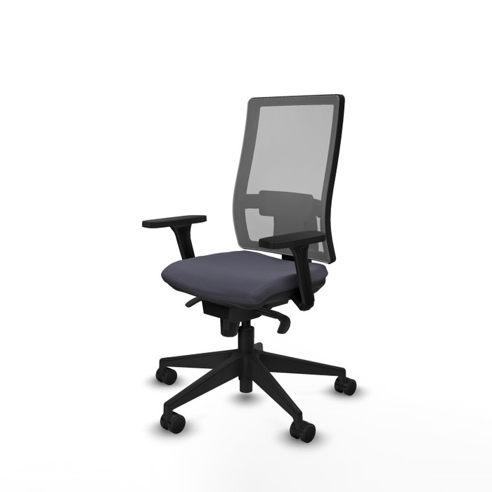 PIQUERAS Y CRESPO Silla de oficina Horna con mecanismo Sincro, Gris PIQUERAS Y CRESPO Silla de oficina Horna con mecanismo Sincro, Gris