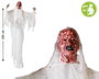 Atosa Fantasma Colgante Decoración Halloween Blanco 220 cm con Cara Monstruosa y Manos Levantadas - Espeluznante