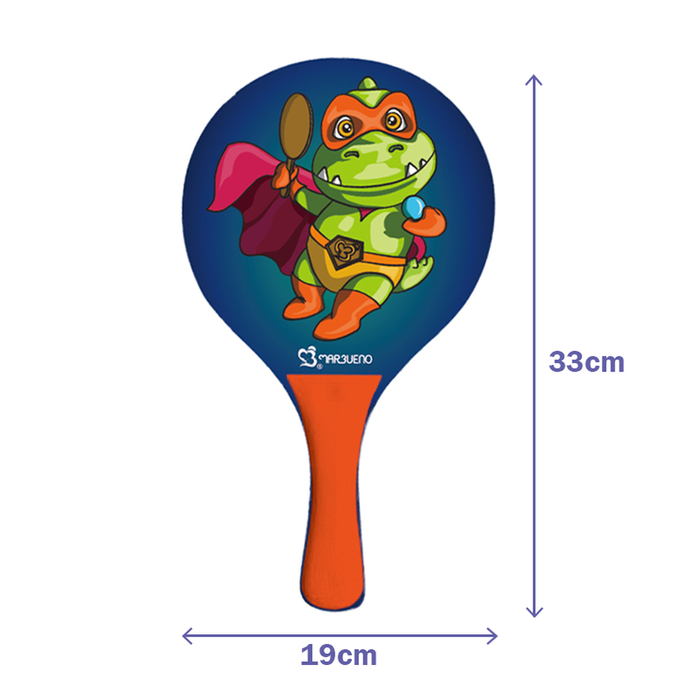 Marbueno Conjunto Palas Madera Super 33x19x0,5 cm Jardin, Piscina y Playa MARBUENO SUMMER 10210