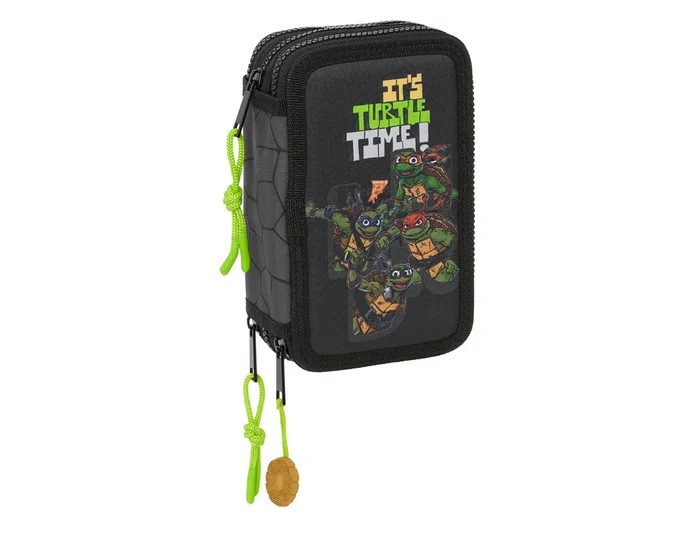 Safta Plumier Escolar Triple Tortugas Ninja 36 Piezas