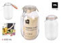La Mediterranea Tarro Hermético Vidrio Clip 3000 ml (6 Unidades)