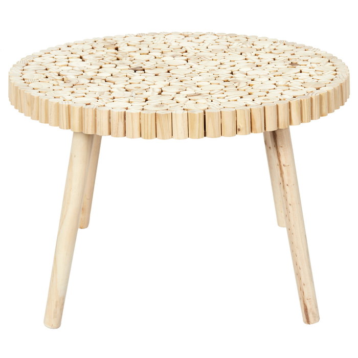 Home Deco Factory Mesa Auxiliar Rondin