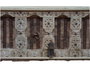 DKD Home Decor Mueble TV Unique / antique Natural 194 x 63 x 50 cm Madera Tallada