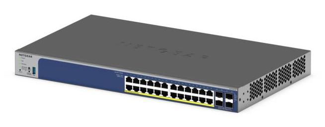 NETGEAR GS728TXP Switch 24 puertos 10G Ethernet con PoE+ (195W) NETGEAR GS728TXP Switch 24 puertos 10G Ethernet con PoE+ (195W)