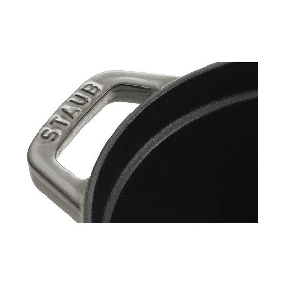 Staub La Cocotte Cazuela Ovalada de Hierro Fundido 31cm Gris