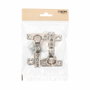 Edm Bisagra de cazoleta acodada BC01 de acero zincado 26 mm (2 uds)