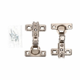 Edm Bisagra de cazoleta acodada BC01 de acero zincado 26 mm (2 uds)