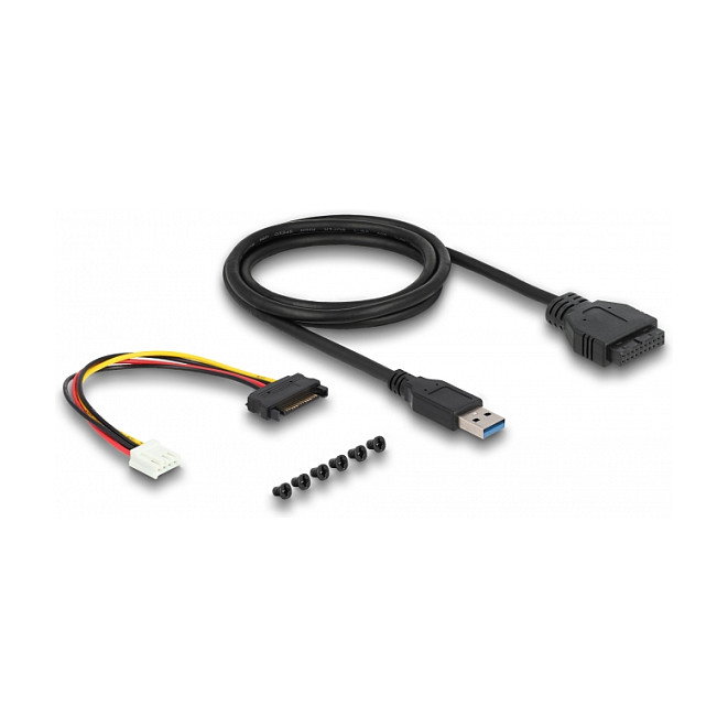 DeLOCK Hub de panel frontal de 3.5 pulgadas con 4 puertos USB 3.2 Gen 1 Tipo-A DeLOCK Hub de panel frontal de 3.5 pulgadas con 4 puertos USB 3.2 Gen 1 Tipo-A