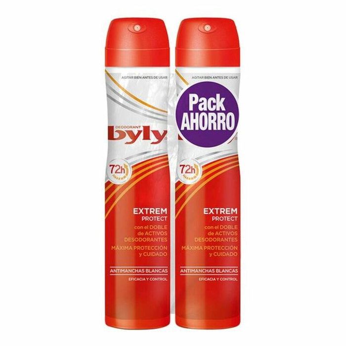 Byly Extrem 72H Desodorante Vaporizador Pack 2 x 200 ml Byly Extrem 72H Desodorante Vaporizador Pack 2 x 200 ml