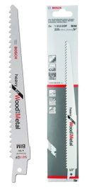 Bosch Hoja para Sierra Sable S1111DF Madera-Metal (Pack de 2)