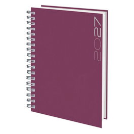 EDEUSTO Agenda Anual 2027 Matra Beta Wire-O Tapa Dura Violeta D13