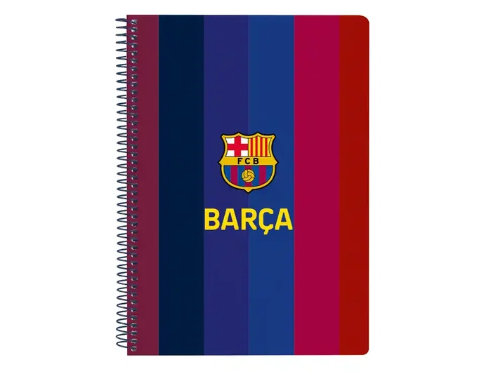 Safta Cuaderno Espiral Cuarto Tapas Extradura F.C. Barcelona 80 H. Cuadriculado 4 mm Safta Cuaderno Espiral Cuarto Tapas Extradura F.C. Barcelona 80 H. Cuadriculado 4 mm