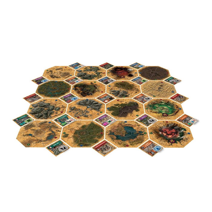 Asmodee Juego de Mesa Wasteland Express Delivery Service - Juego de Tablero Postapocalíptico en Español, PEGI 13