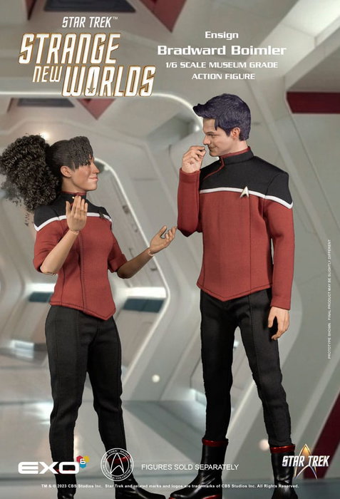 Star Trek: Nuevos y extraños mundos Figura 1/6 Ensign Boimler 30 cm