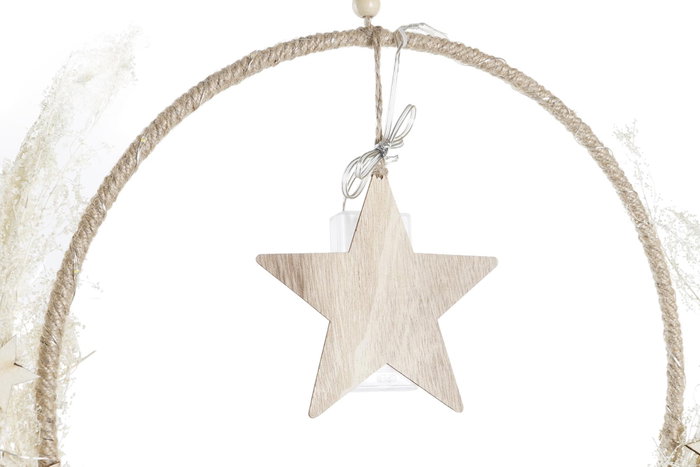 DKD Home Decor Decoración Colgante LED Estrella Surtido
