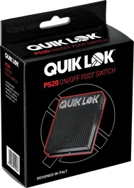 QUIKLOK Pedal Interruptor Universal Controlador Jack Mono Macho Cable 2m
